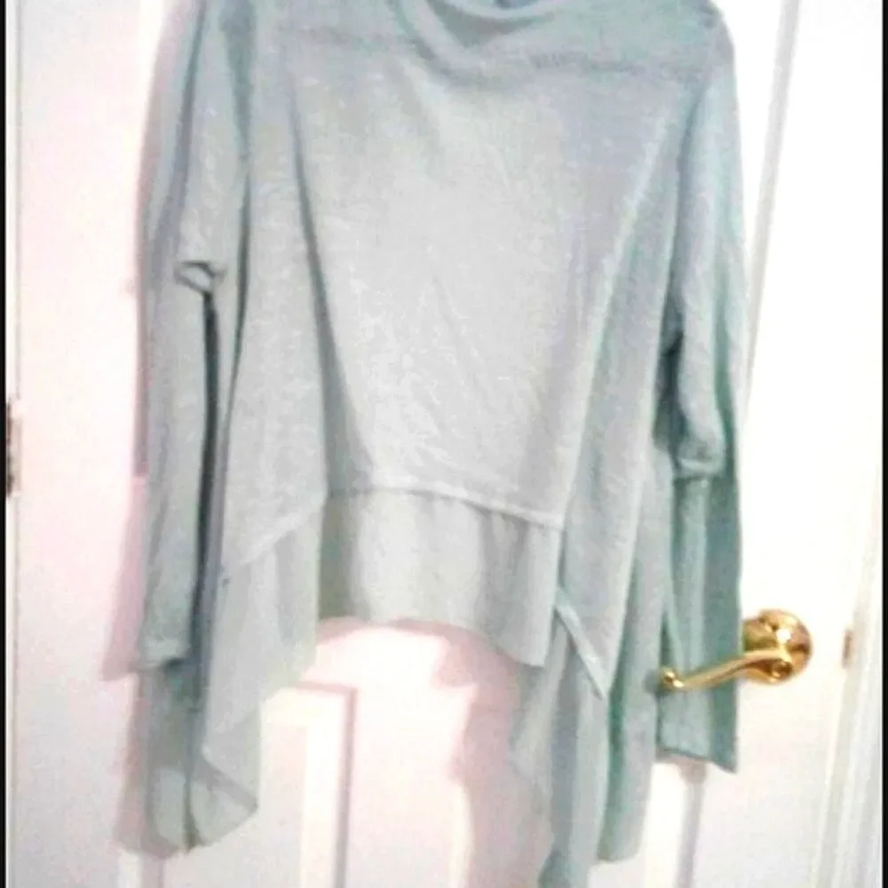 Torrid Mint Fairy Waterfall Chiffon Lightweight Flowy Open Cardigan L - Picture 3 of 6